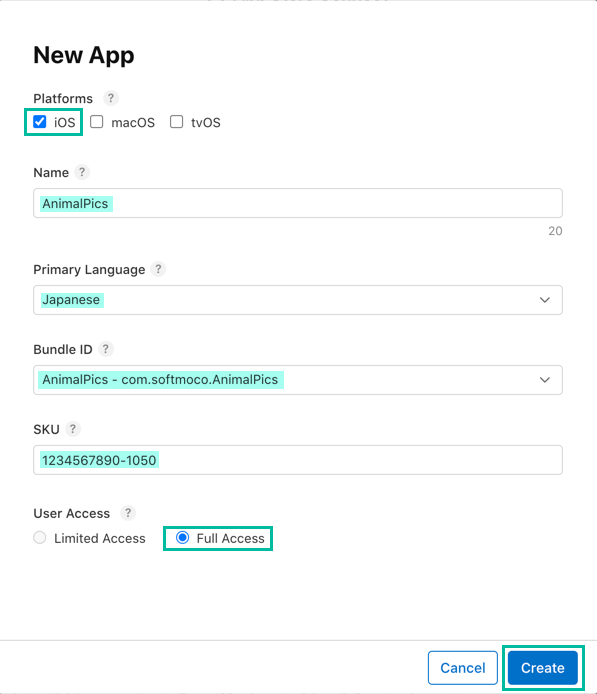 How to Add an App to App Store Connect 3
