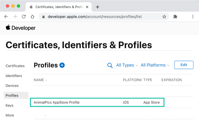How to create an App Store Distribution Provisioning Profile 8
