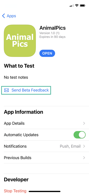 How to distribute and test an iOS app using TestFlight 19
