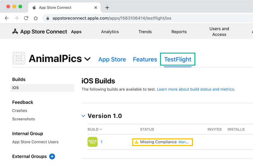 How to distribute and test an iOS app using TestFlight 7