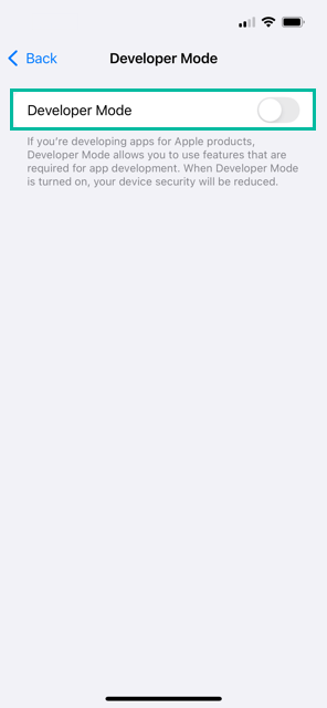How to Enable Developer Mode on iPhone and iPad 4
