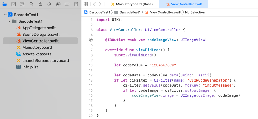How to Generate QR Code and Barcode in iOS App with Swift 4