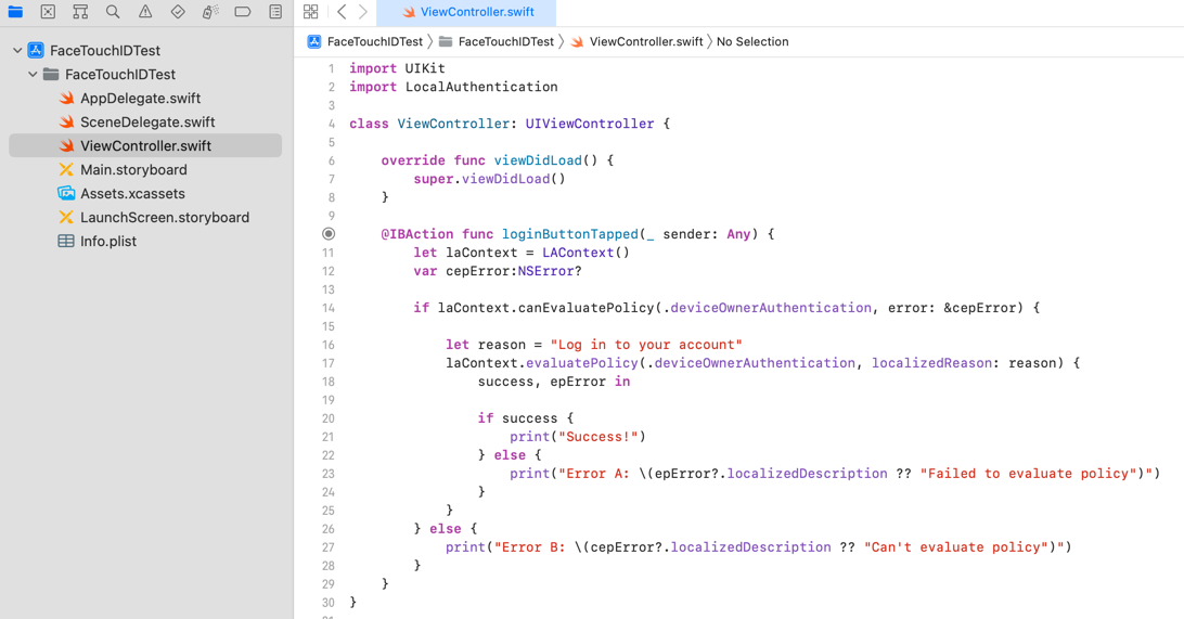 How to Authenticate with Face ID and Touch ID in Swift 4