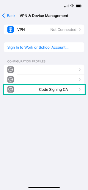 How to Install Intermediate and Root CA Certificates on iPhone 10