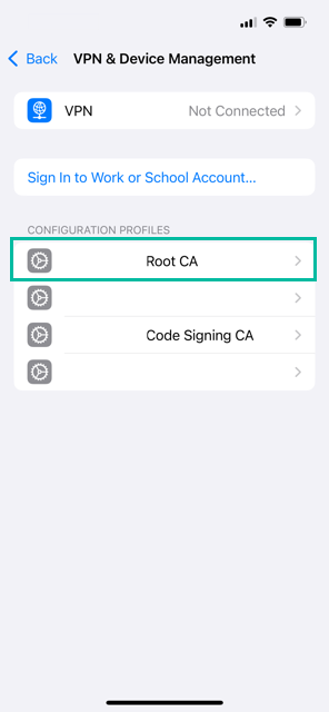 How to Install Intermediate and Root CA Certificates on iPhone 20