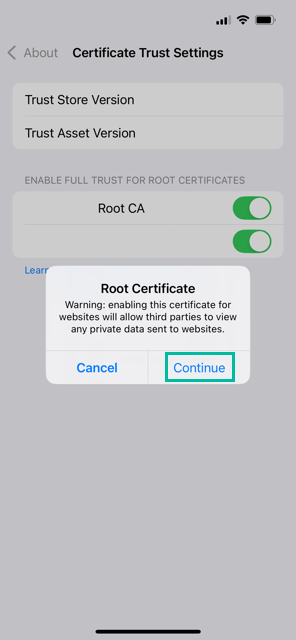 How to Install Intermediate and Root CA Certificates on iPhone 25