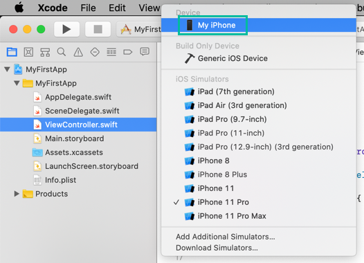How to Install and Run an App on iPhone from Xcode 2