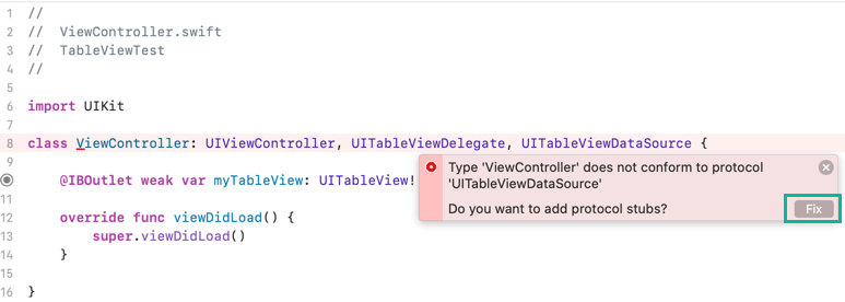 How to Use Table View (Swift) 13