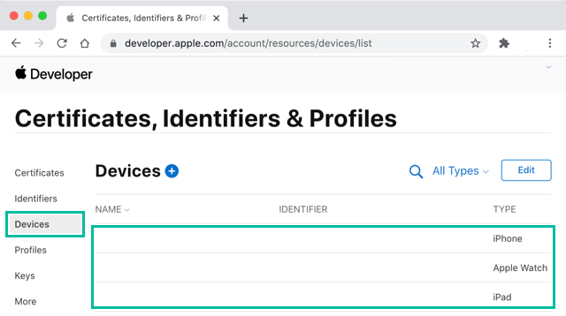 How to register devices in Apple Developer 2