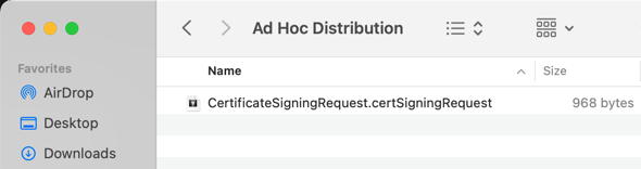 How to Create a Distribution Certificate for Ad Hoc Distribution 4