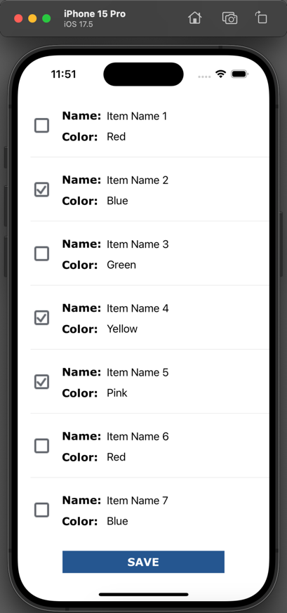 Swift - How to Add a Checkbox to a Table View Cell 1