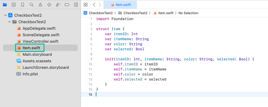 Swift - How to Add a Checkbox to a Table View Cell 2