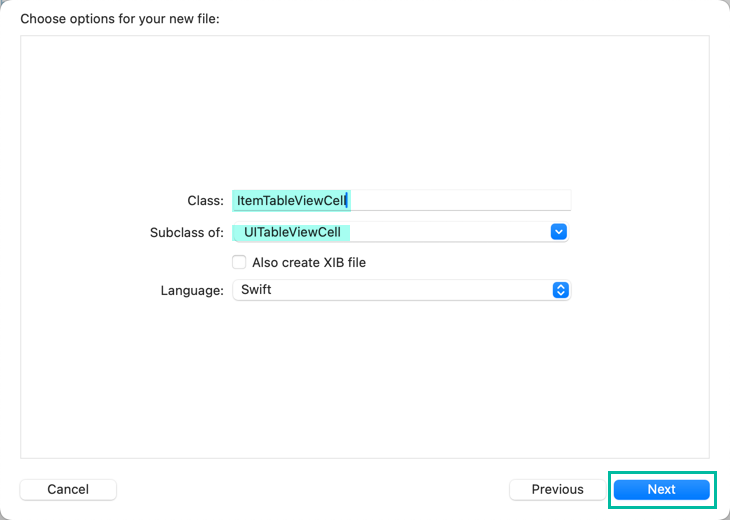 Swift - How to Add a Checkbox to a Table View Cell 7