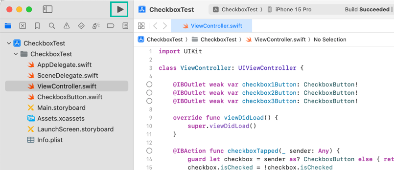 How to Create a Checkbox in Swift 15