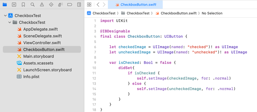 How to Create a Checkbox in Swift 18