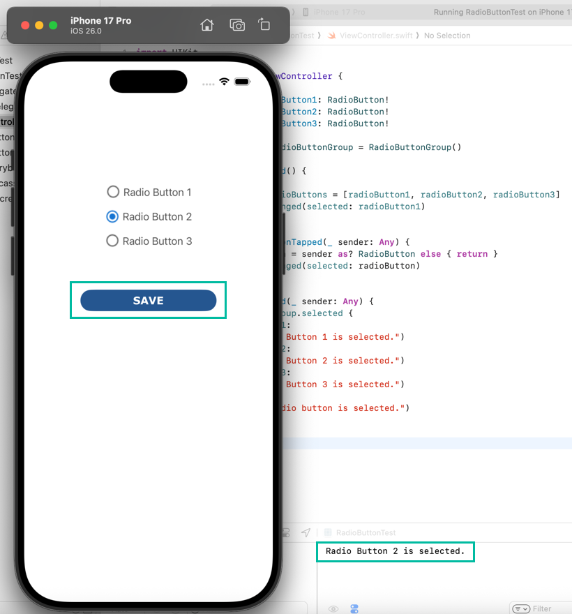 How to Create Radio Buttons in Swift 17