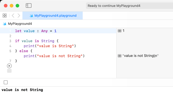 Swift Type Checking and Casting - is / as operator 2