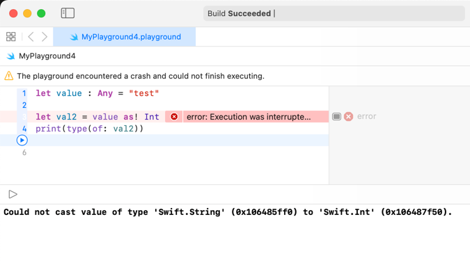 Swift Type Checking and Casting - is / as operator 5
